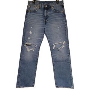 Vintage Levi's 501s 32x30 Straight Jeans from early 90s Distressed 100% Cotton